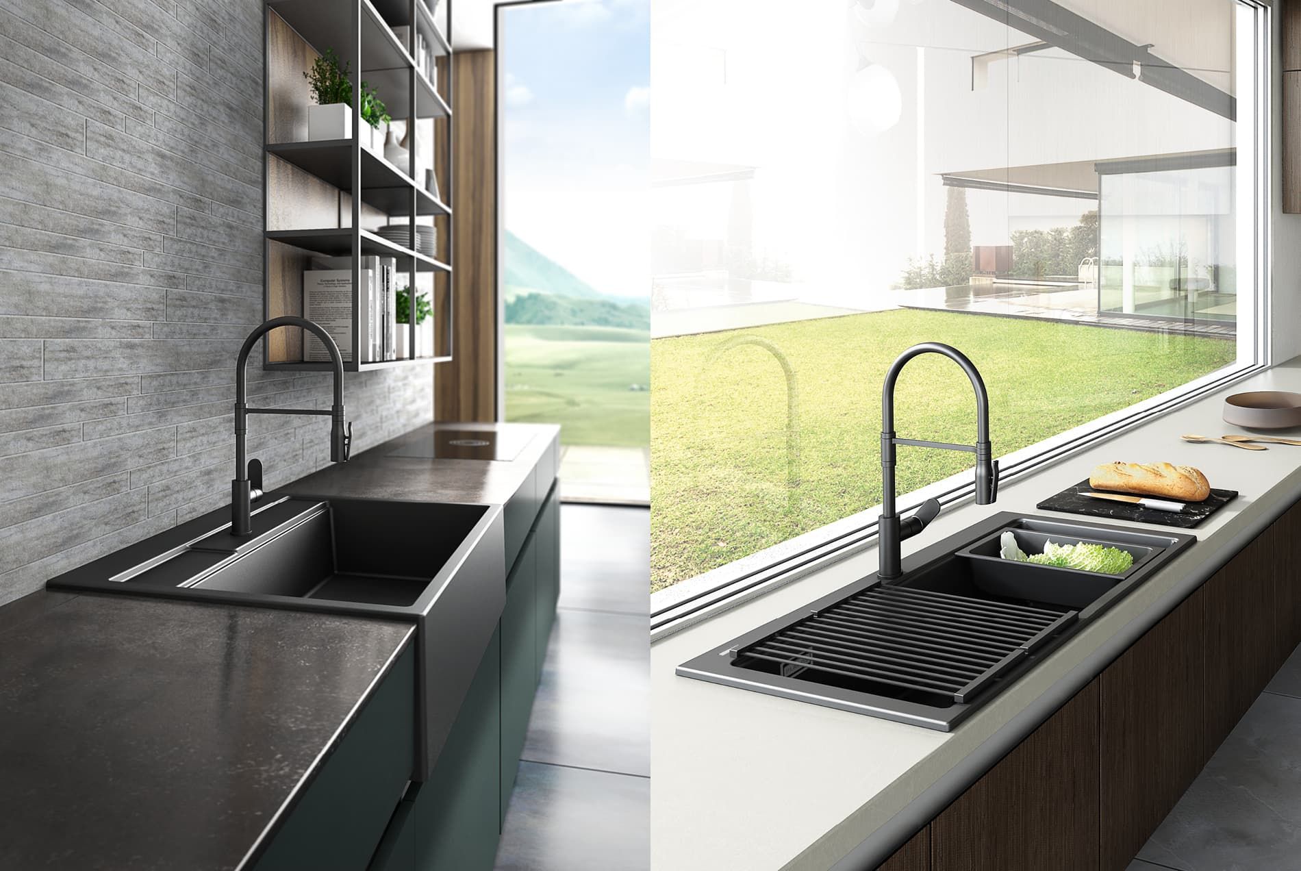Modern Style Kitchen Sinks